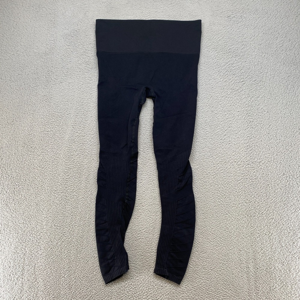 Blanqi Leggings Womens Medium Maternity Pregnancy Black Sport Support Workout